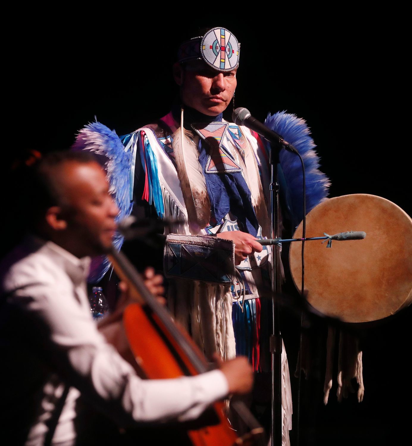 Supaman and Gabriel Royal